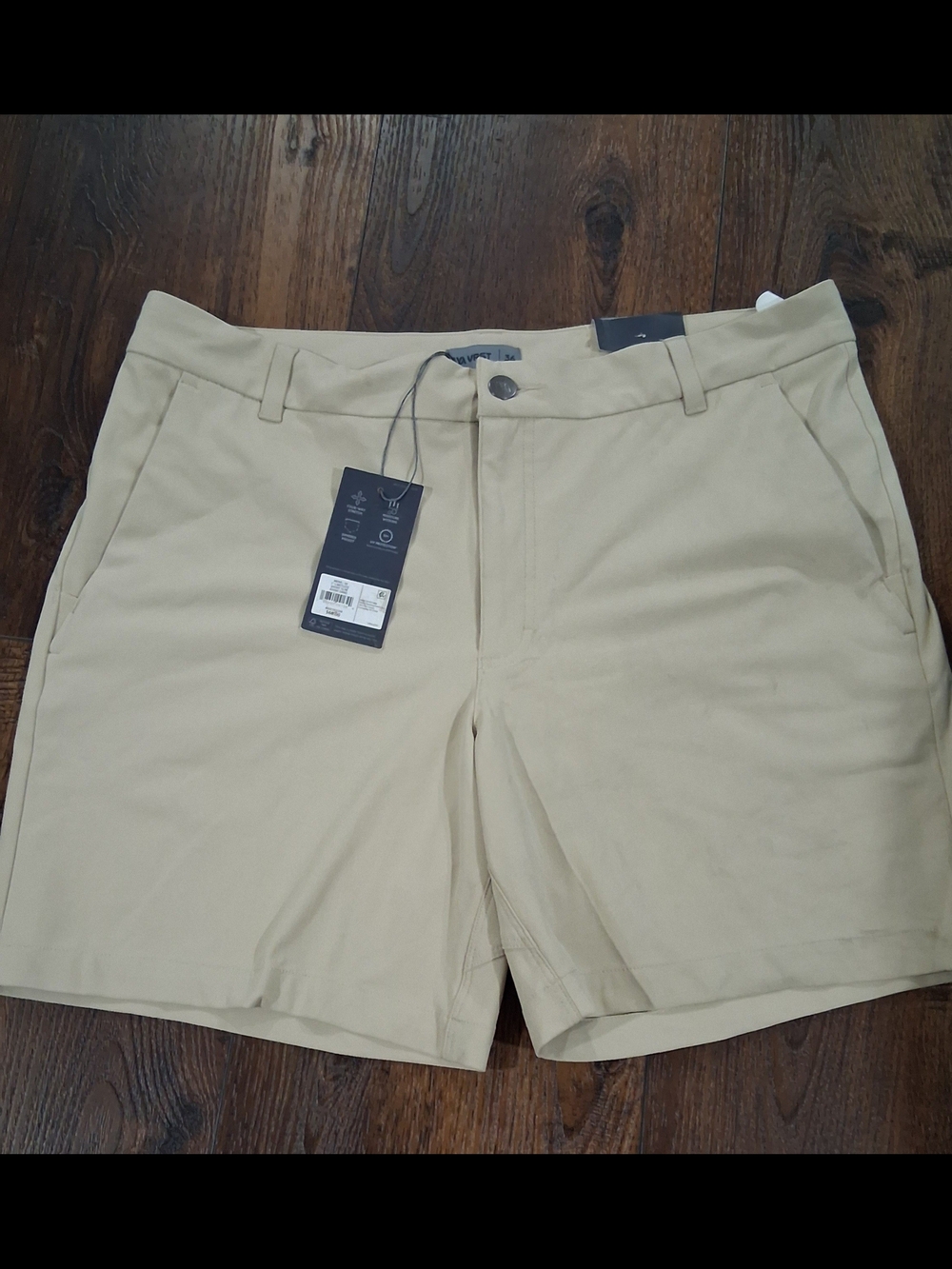 Men's VRST Beige Chino Shorts - Classic Casual Fit